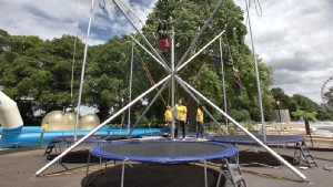 Trampolines at Extreme motions in Berkshire