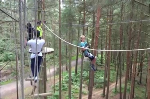 Go Ape at Swinley forest in Bracknell