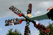 one of the rides at Chessington world of adventure