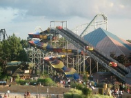 white knucke rides at Thorpe park Surrey