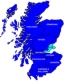 Map of Fife Scotland