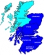 Map of Highlands & Islands Scotland