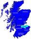 Map of Lothian Scotland