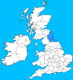 Map of North East England