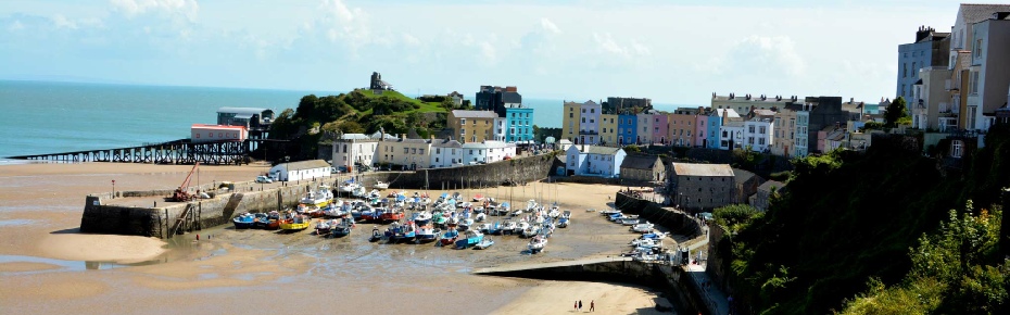 Tenby in South Wales