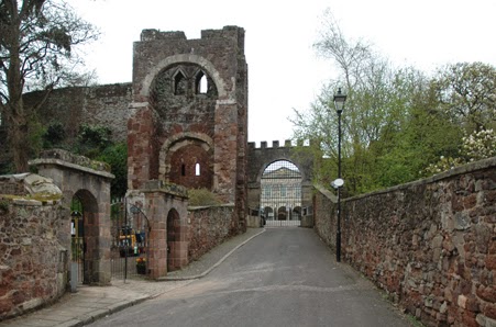 Exeter Castle gatehouse