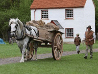 chilton-open-air-museum-4 Horse and cart at Chilton Open Air Museum