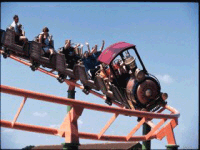crealy-adventure-park-devon-2 Roller coaster at Crealy Adventure Park