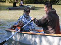 Rowing boats at Knockhatch adventure park