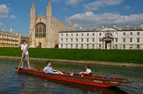 Punting on the river