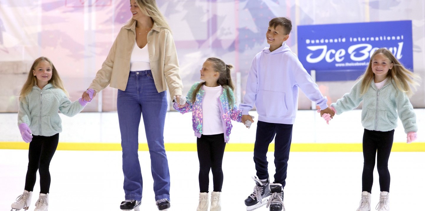 The full-sized ice rink at Dundonald International Ice Bowl near Belfast