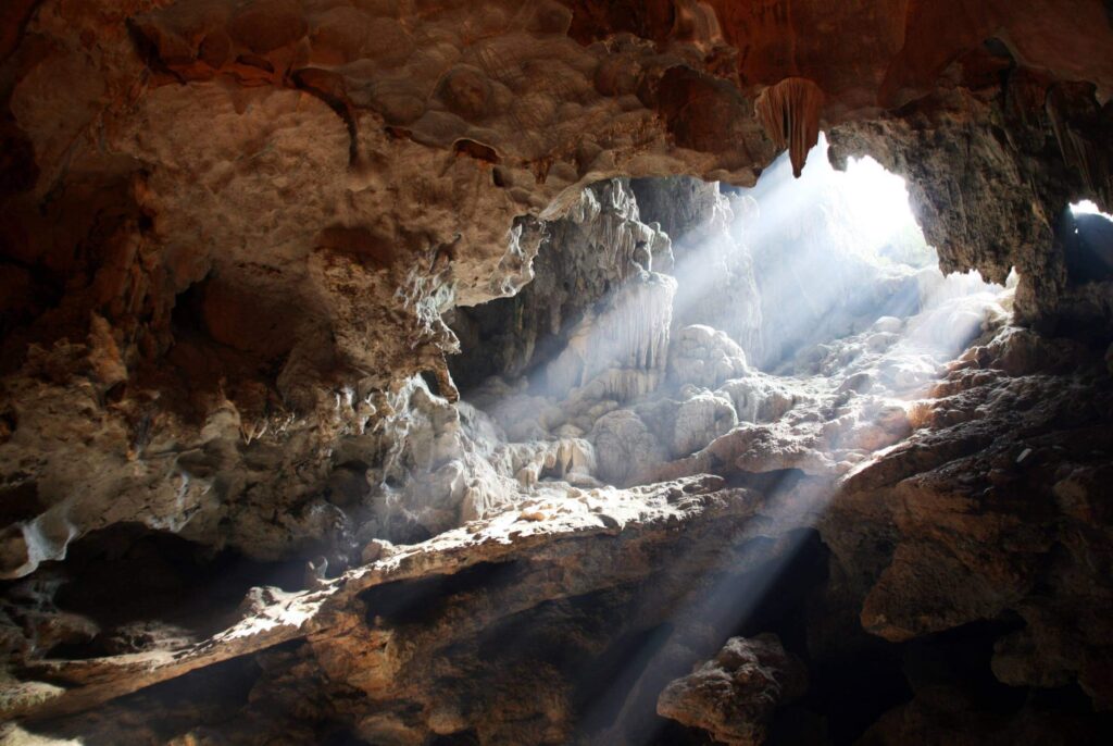 Treak Cliff Cavern Castleton Derbyshire