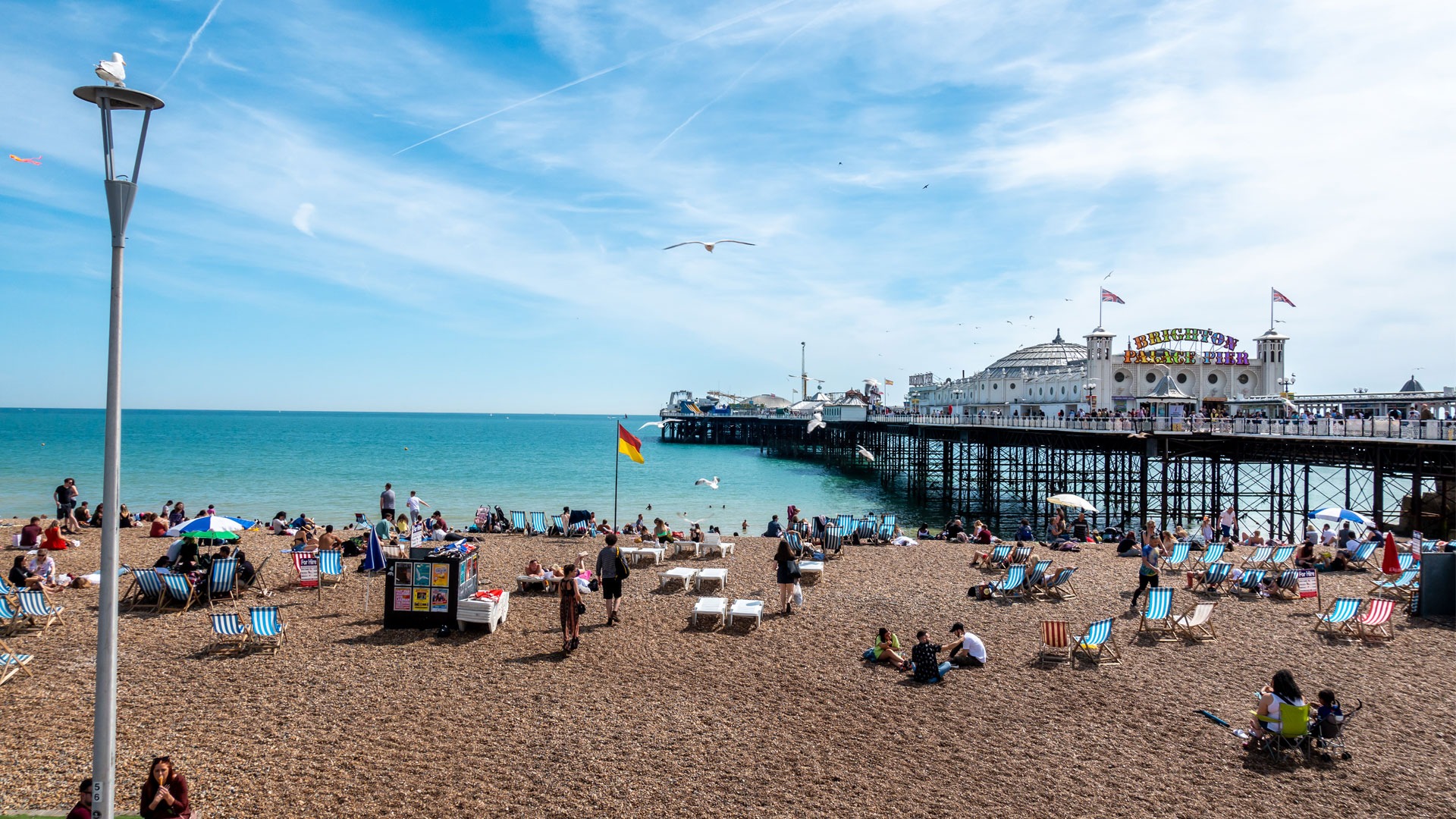 Brighton beach and pier East Sussex