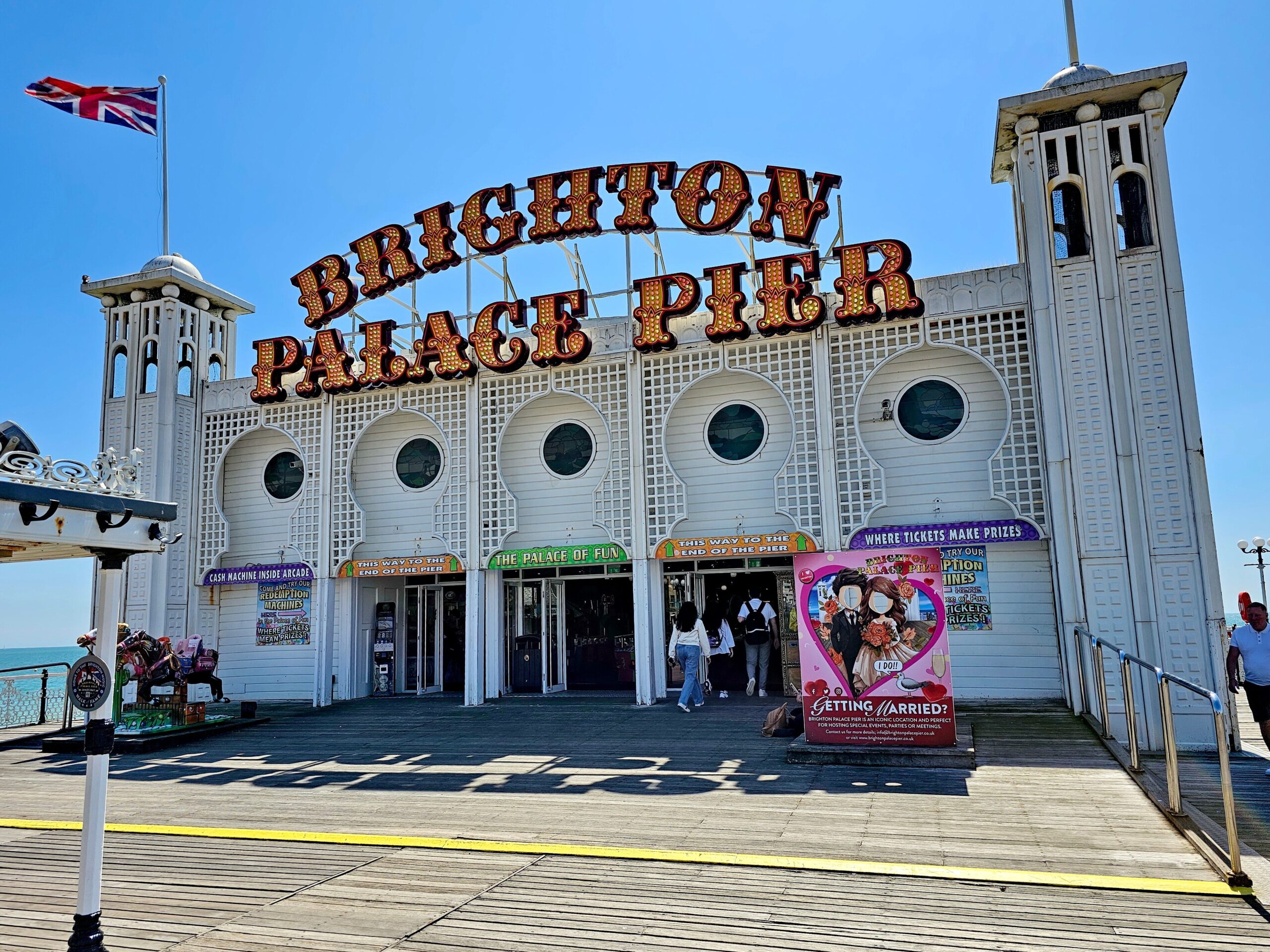 Brighton Pier funfair rides