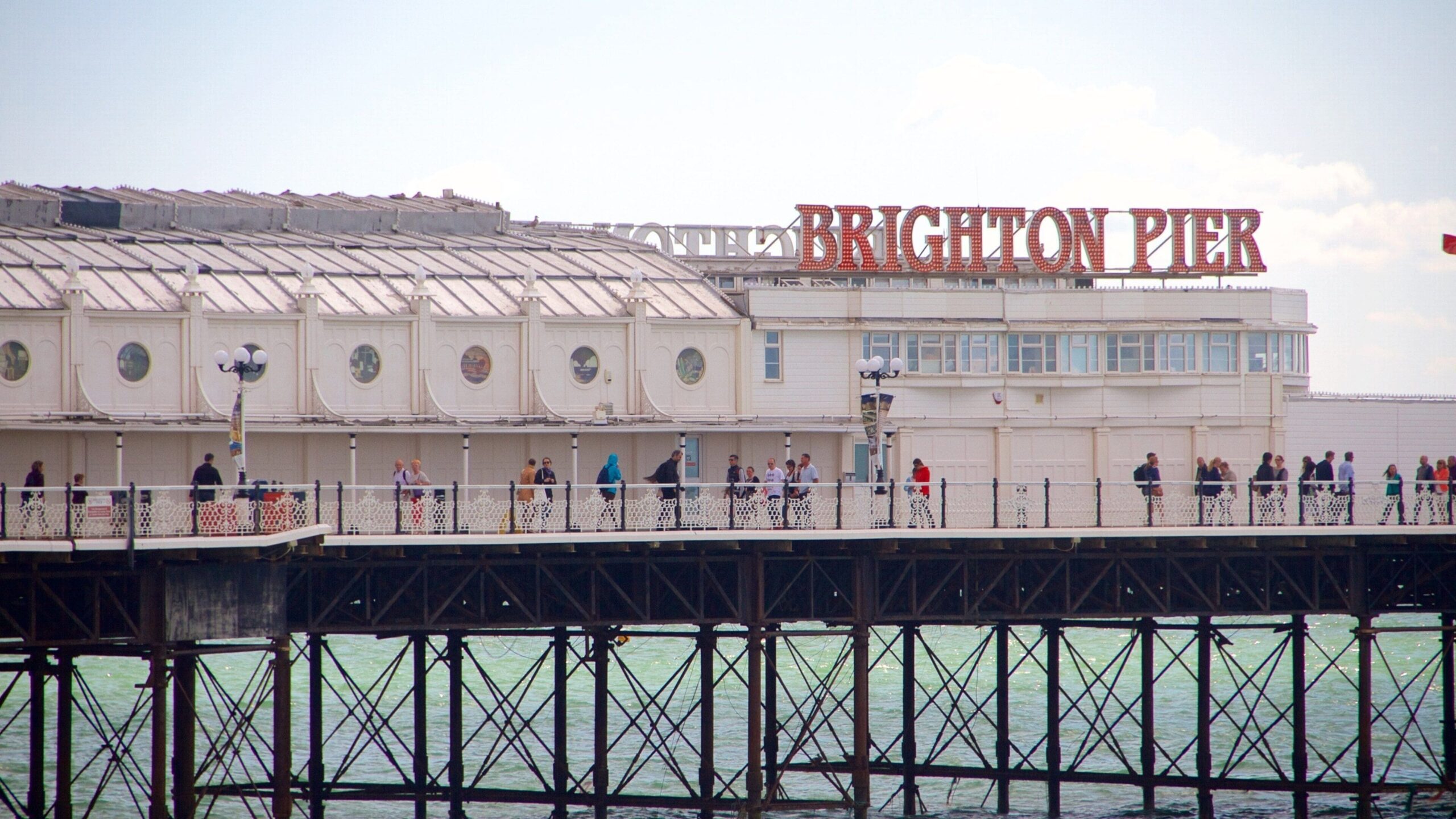 Brighton Pier sea views sunset