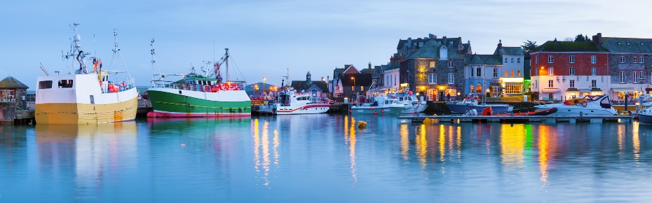 Padstow harbour Cornwall