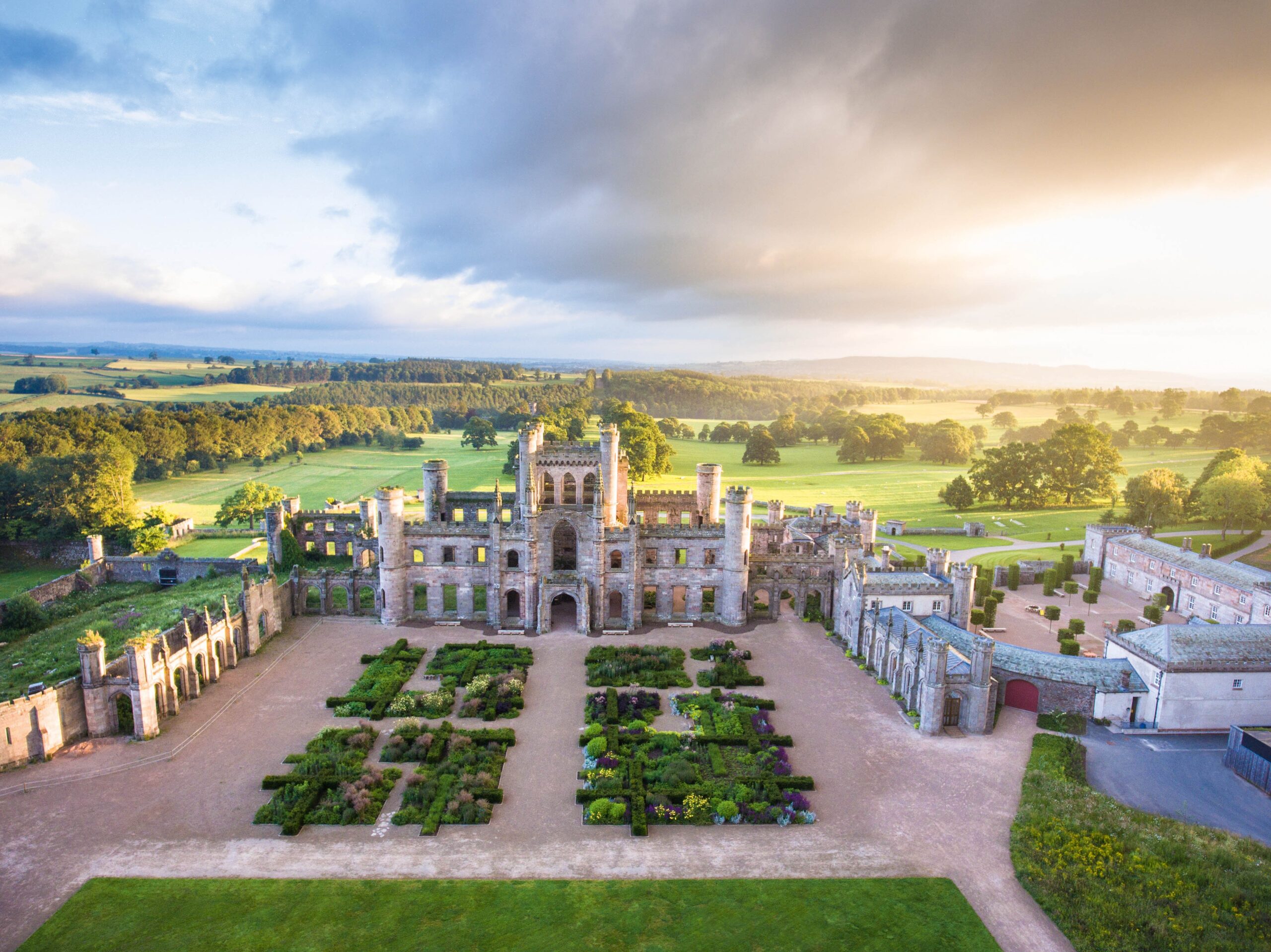 Lowther Castle ruins near Penrith, Cumbria