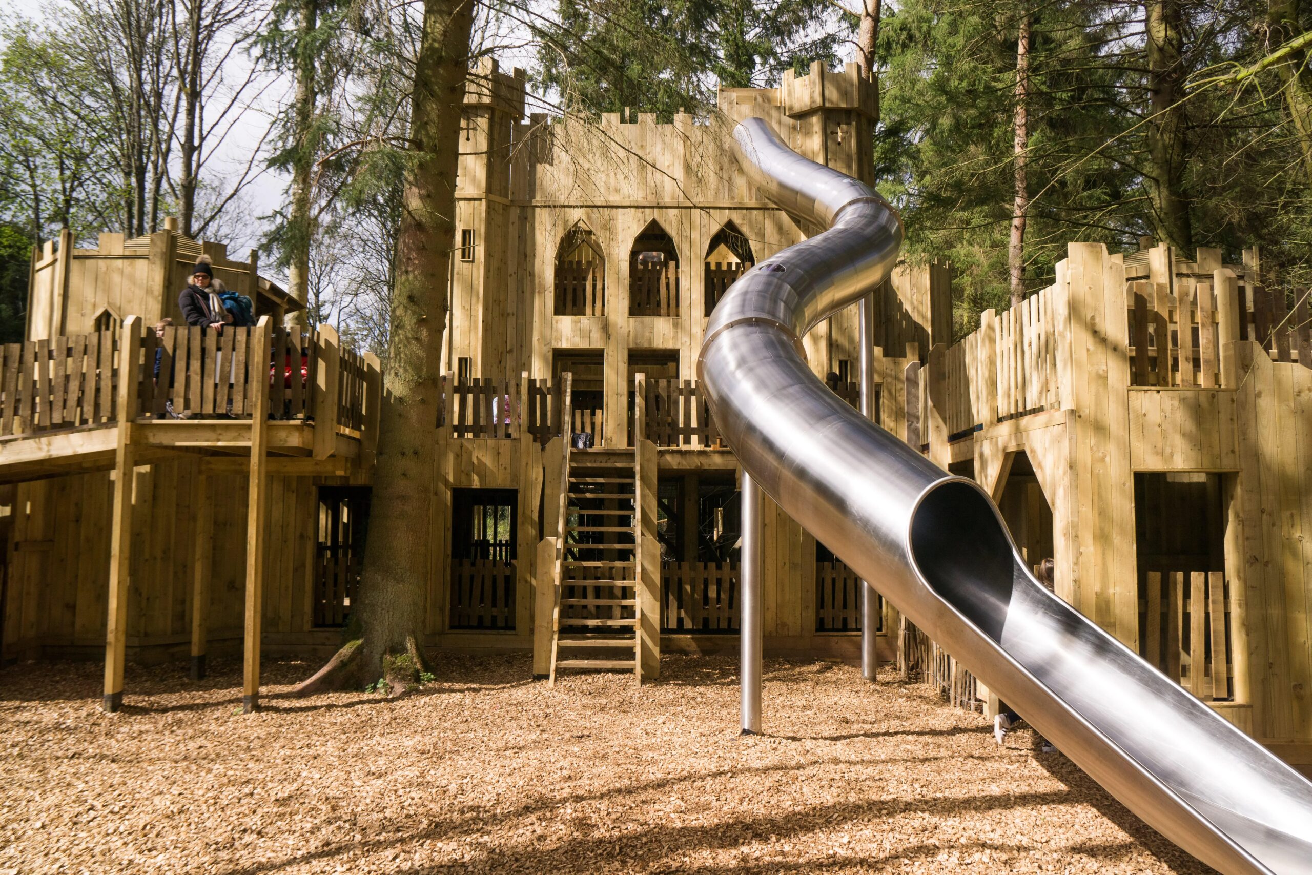 The Lost Castle adventure playground at Lowther Castle