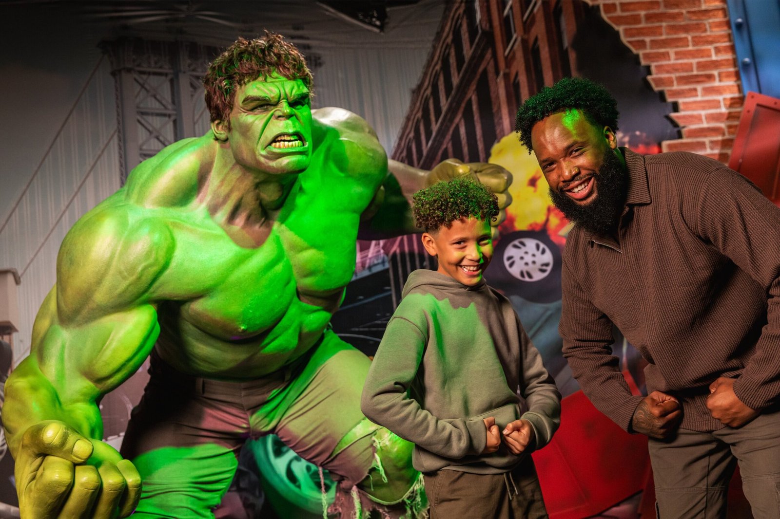 Waxwork figures at Madame Tussauds Blackpool