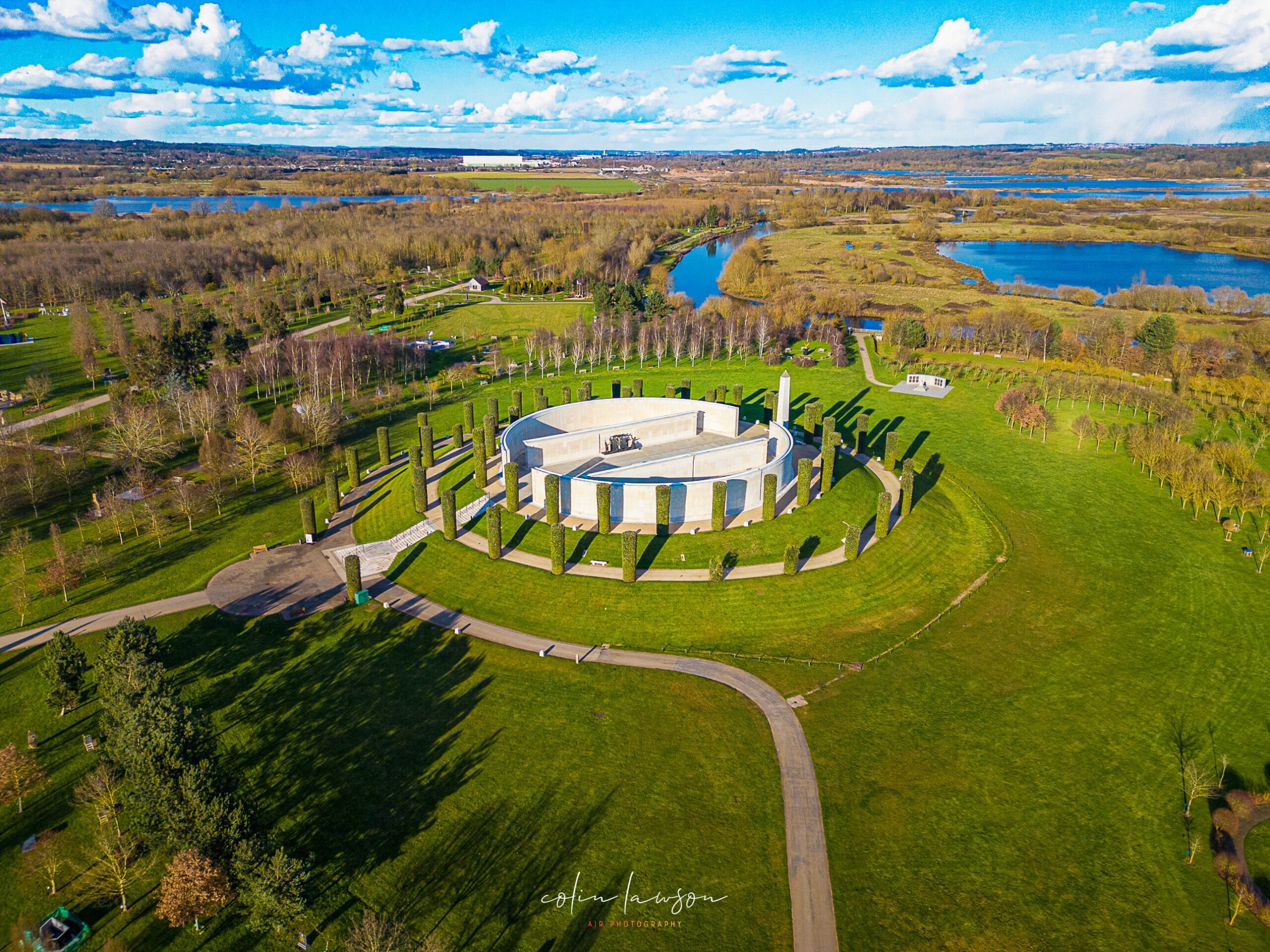 The Armed Forces Memorial at the National Memorial Arboretum in Staffordshire