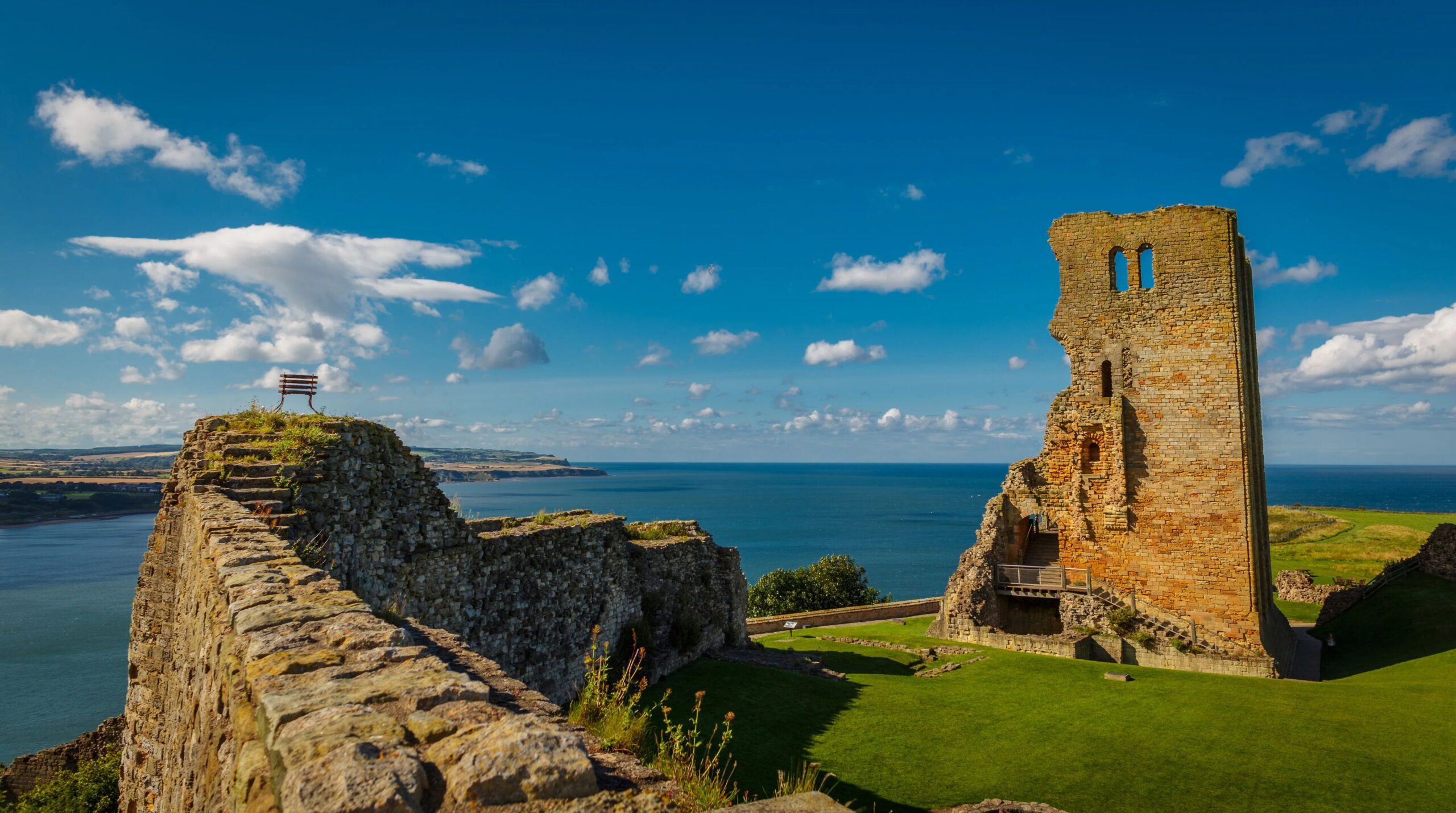 Great Tower medieval keep interior casemate gun position