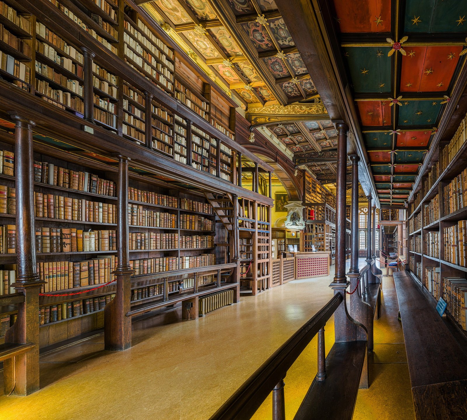 Bodleian Library historic reading room