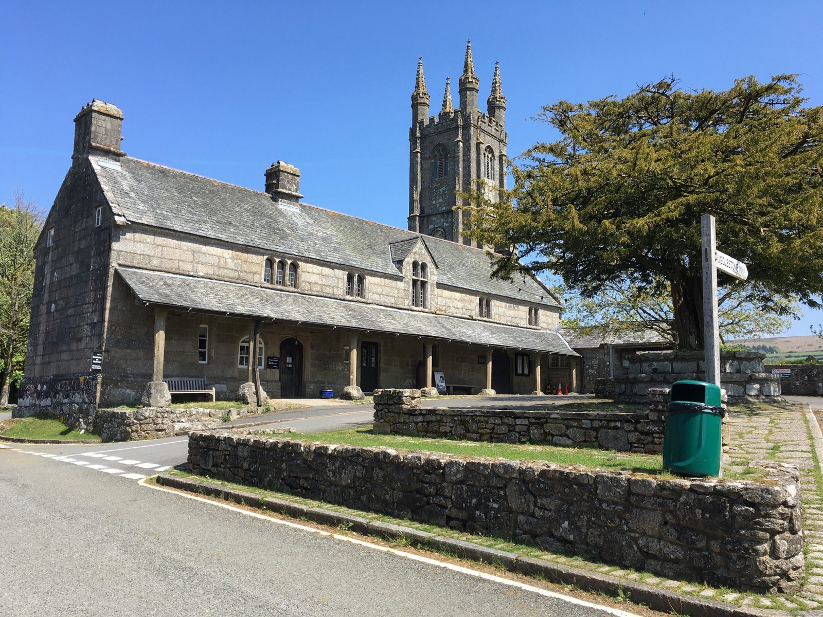 Widecombe-in-the-Moor village medieval church