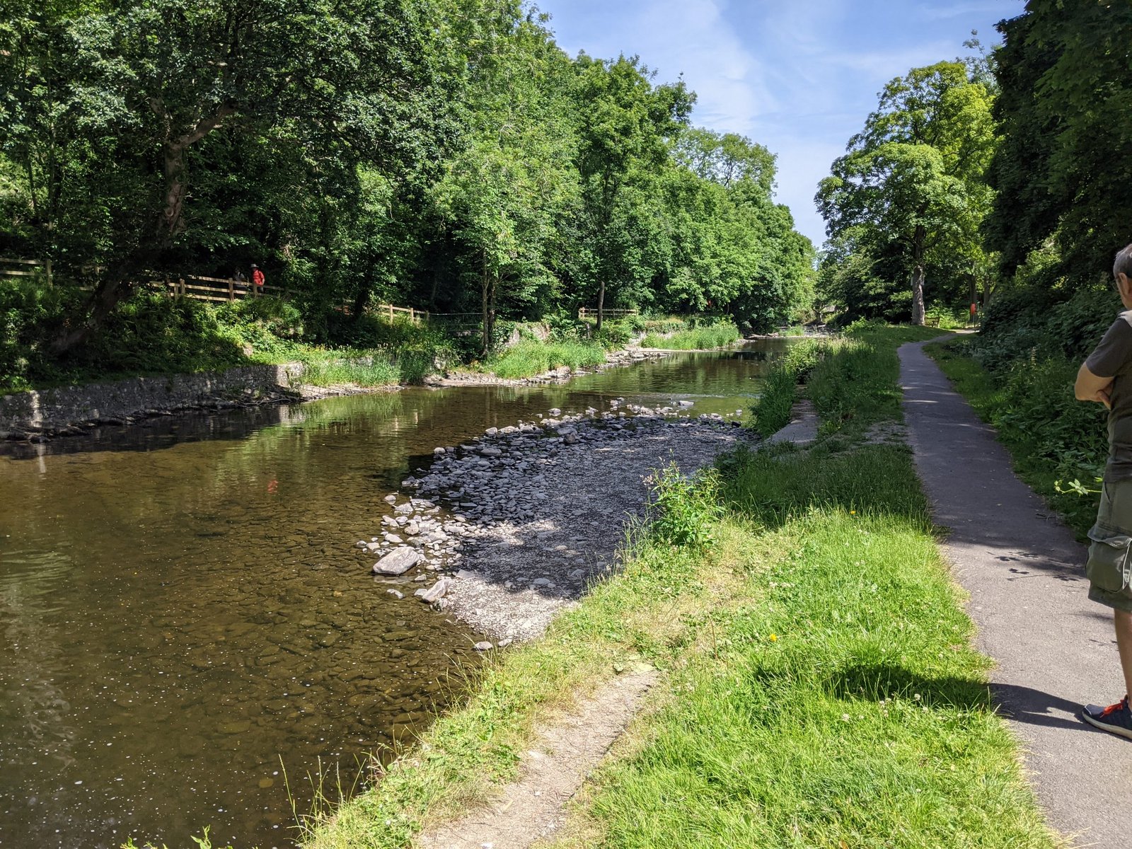 Riverside walking and cycling route near Aberaeron