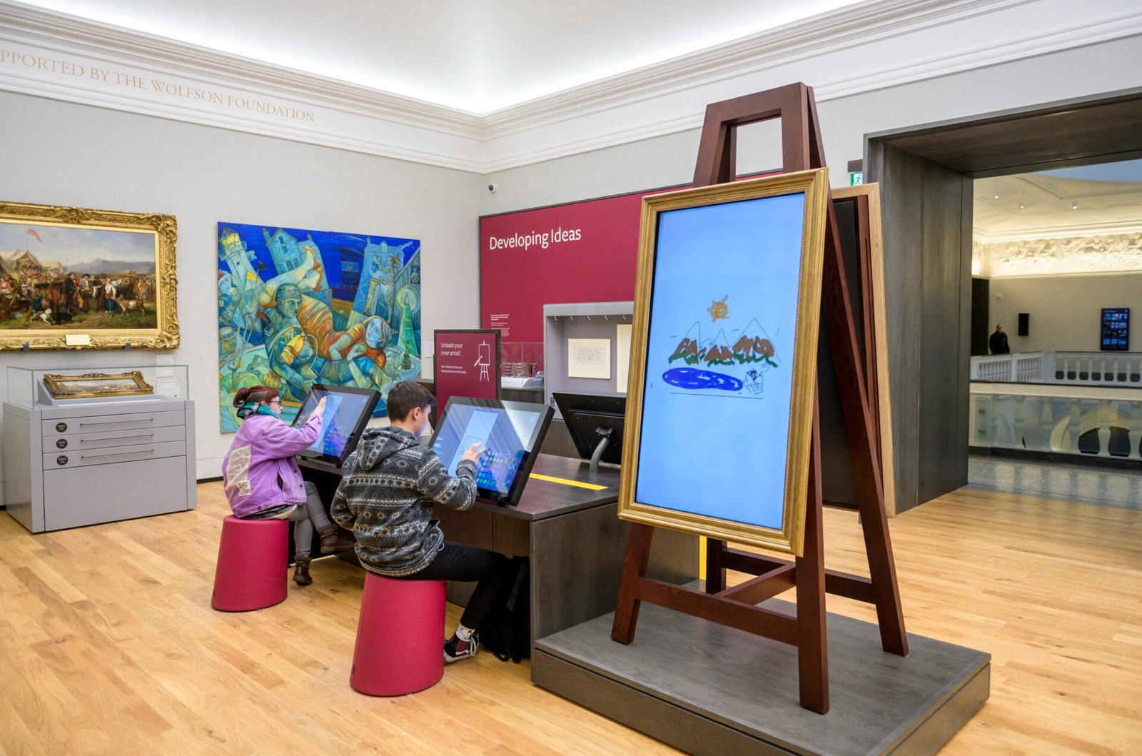 Family activities at Aberdeen Art Gallery