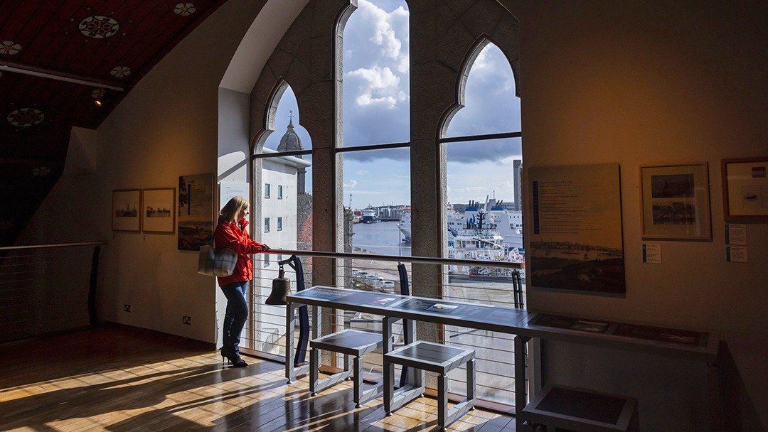View over Aberdeen Harbour from the Maritime Museum