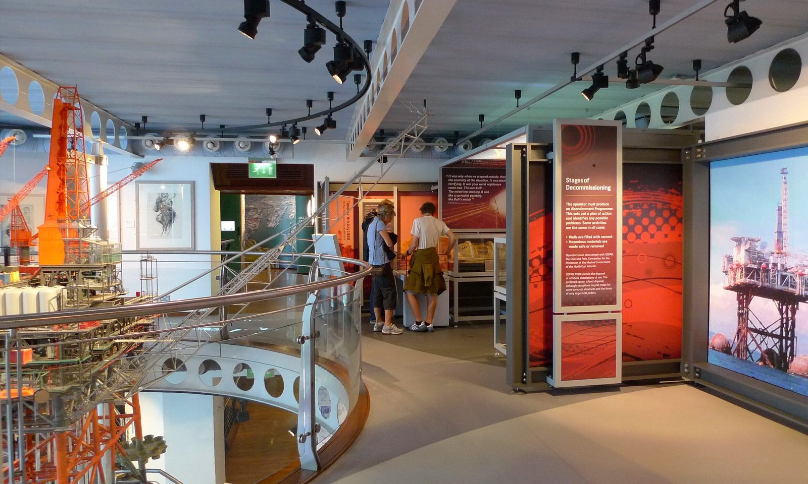 Offshore energy exhibition at Aberdeen Maritime Museum