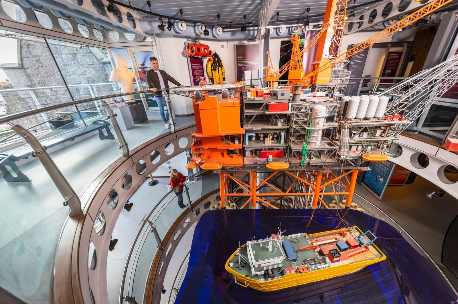 Murchison offshore platform model at Aberdeen Maritime Museum