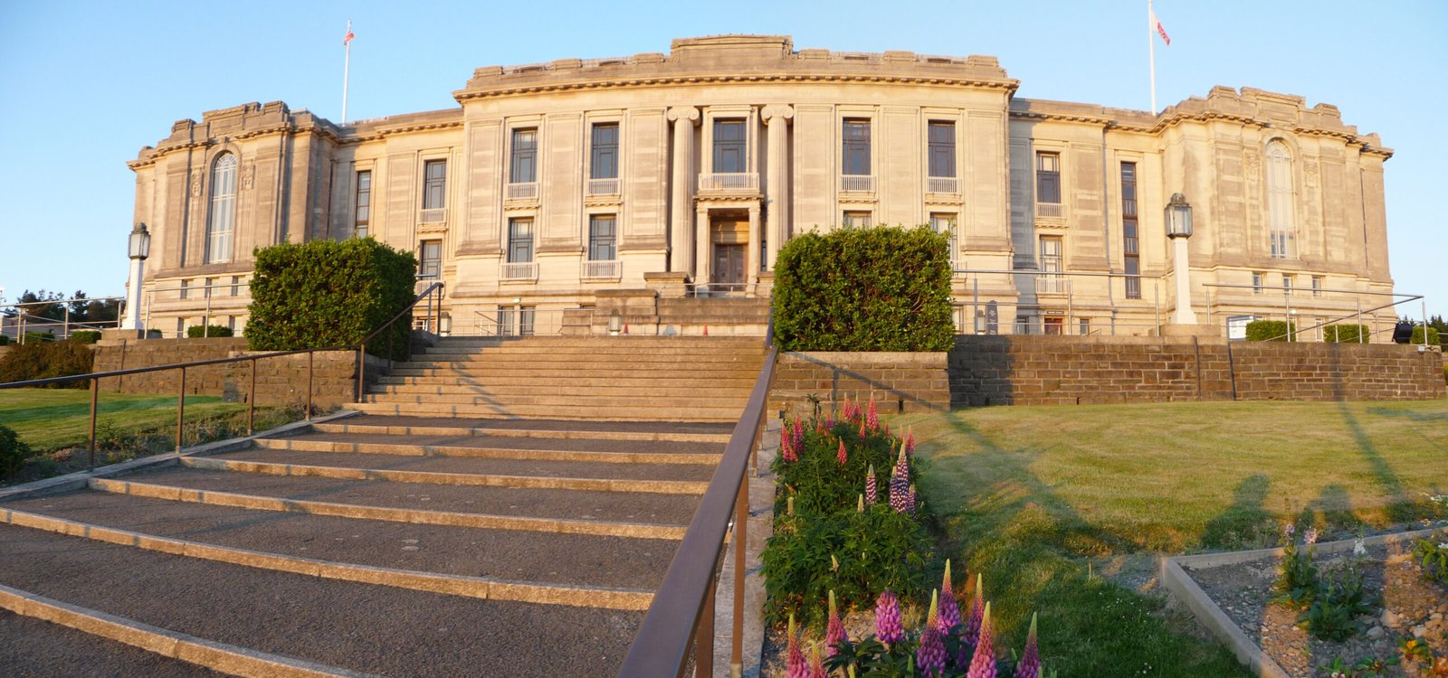 The National Library of Wales overlooking Aberystwyth