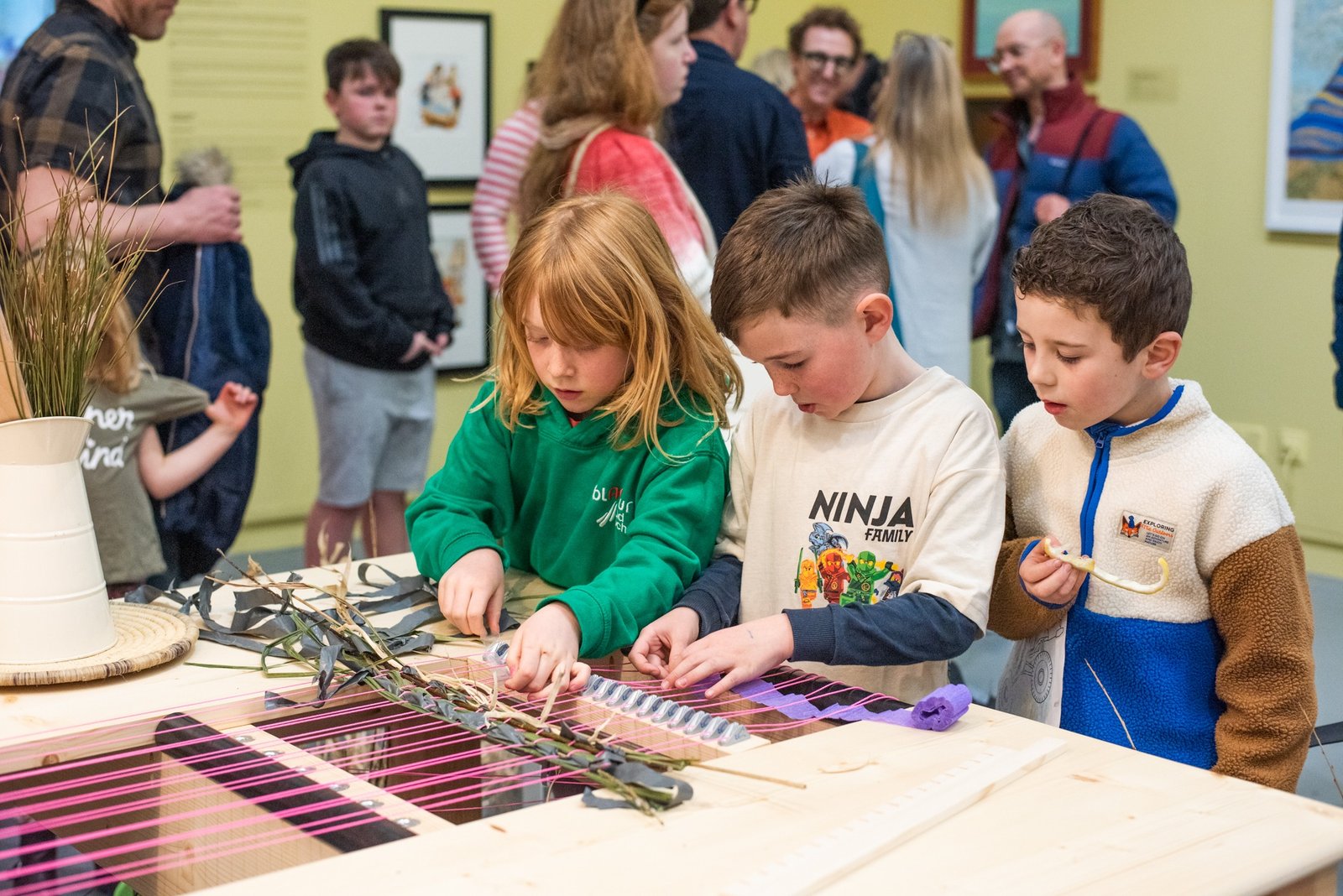 Family creative workshop at Aberystwyth Arts Centre