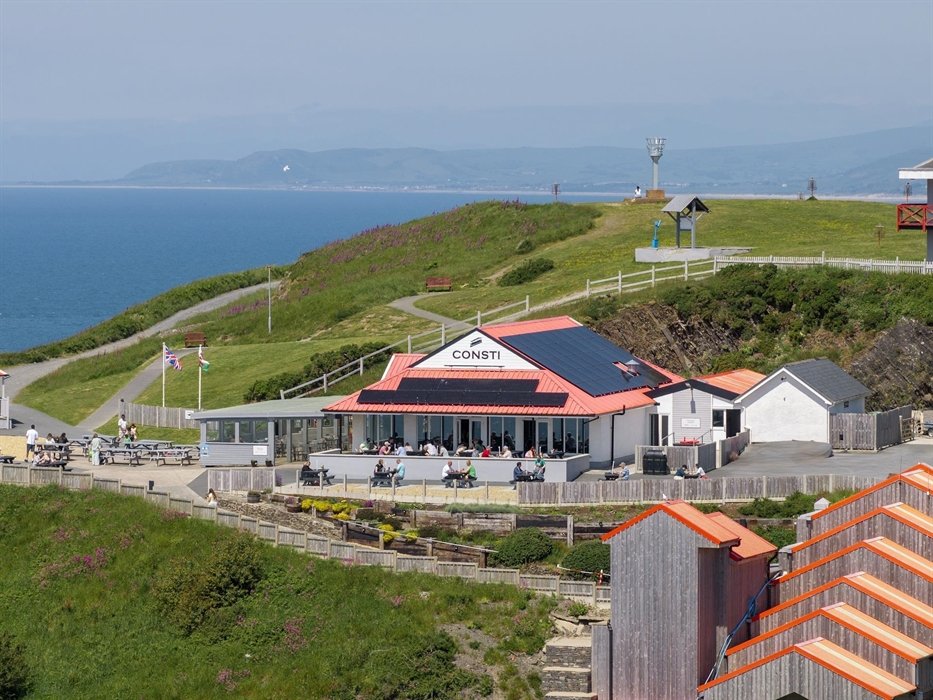 Y Consti café at the summit of Constitution Hill