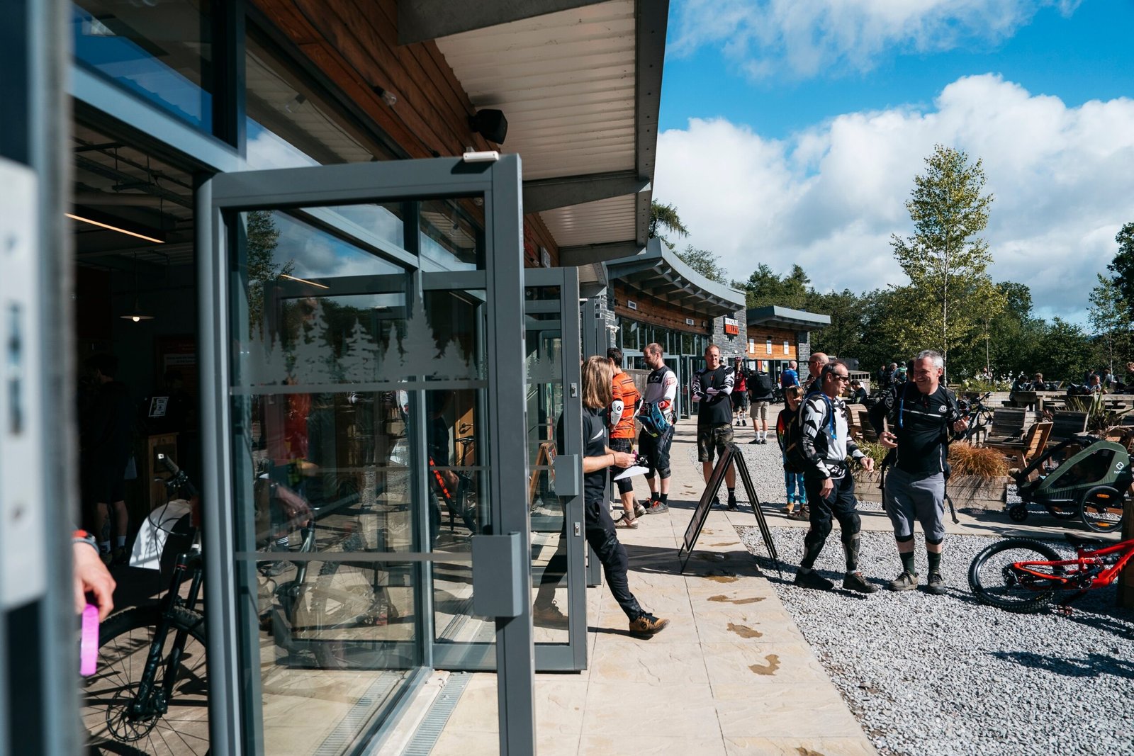 Bike hire and rider facilities at BikePark Wales