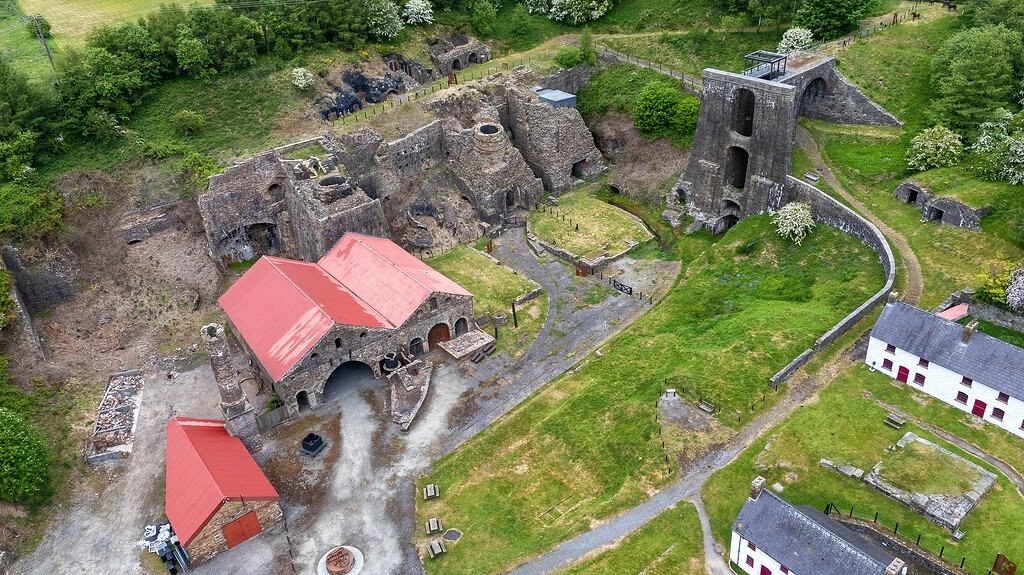 Historic industrial remains at Blaenavon Ironworks