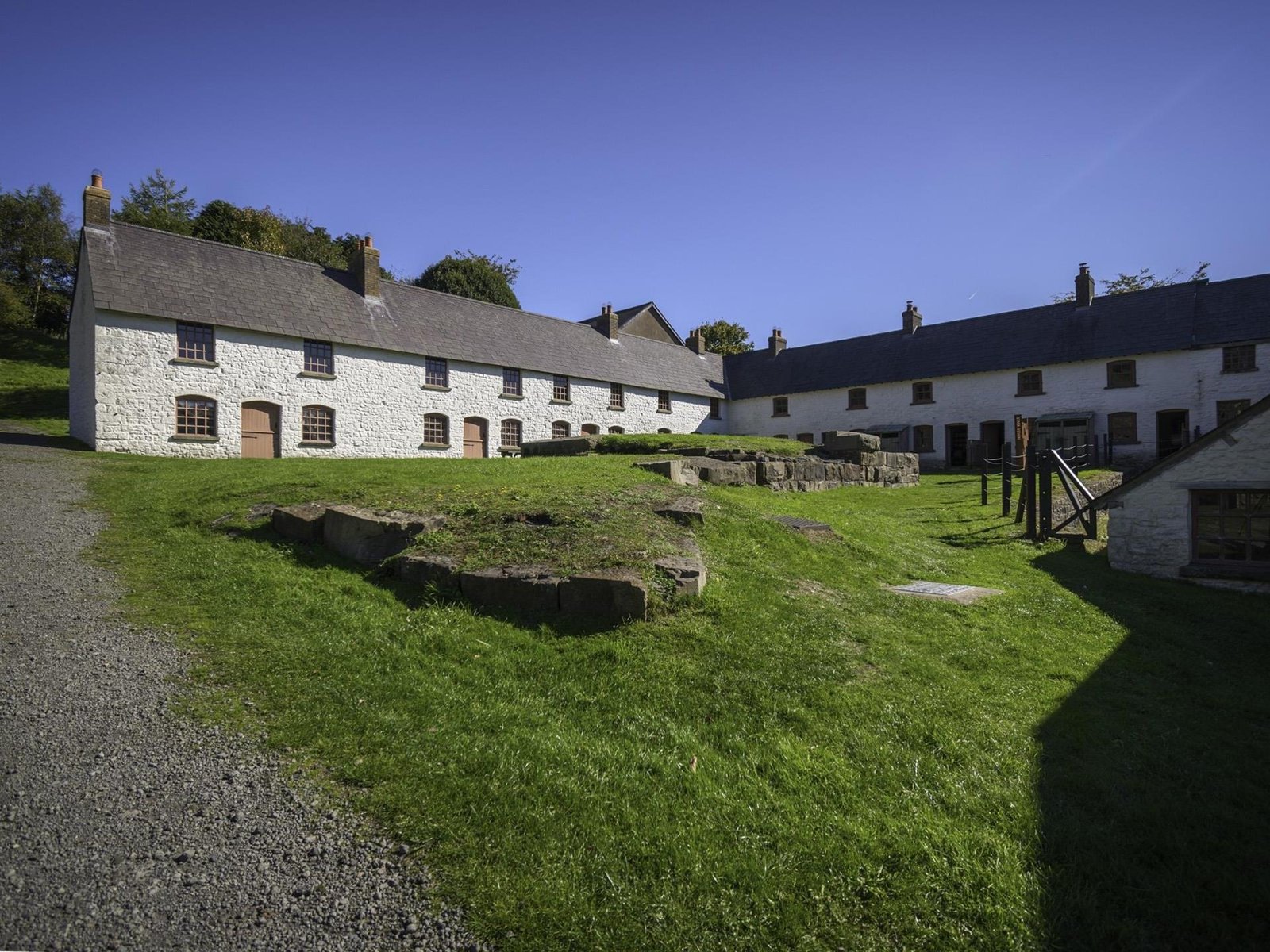 Historic workers’ cottages at Blaenavon Ironworks