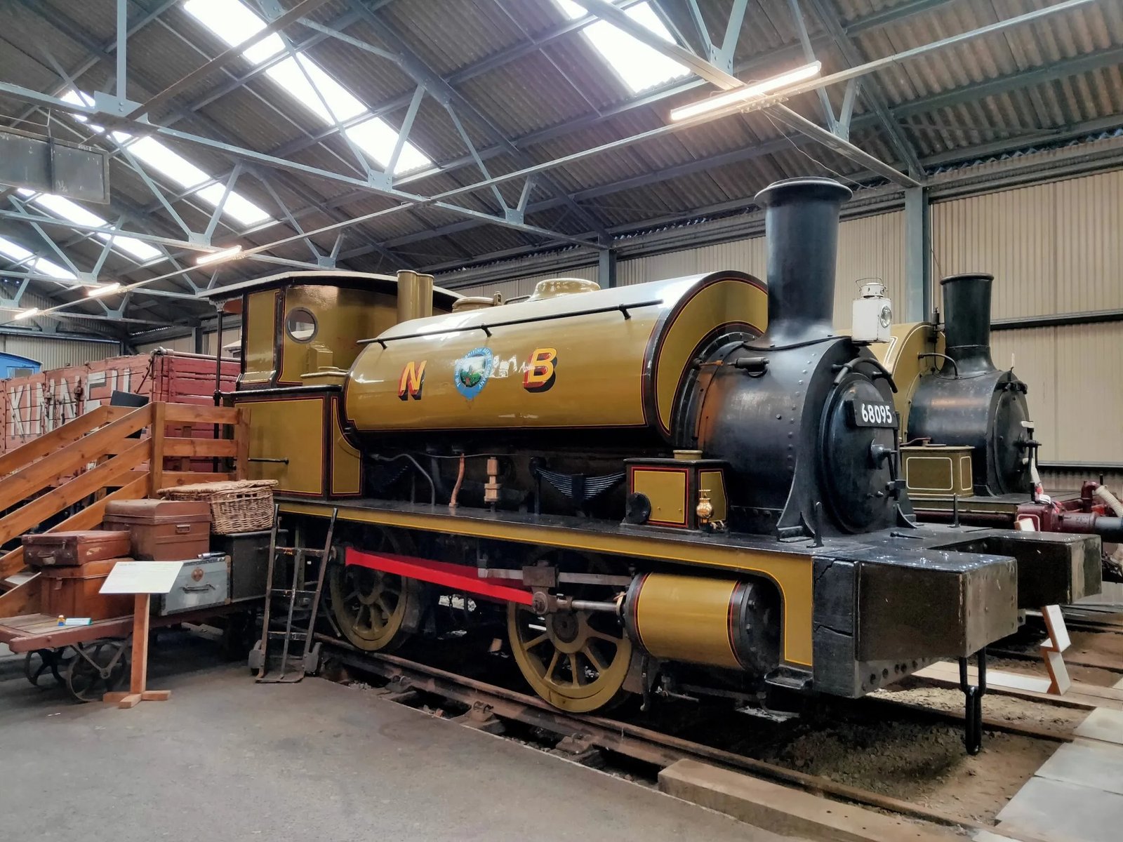 Interactive railway display at the Museum of Scottish Railways