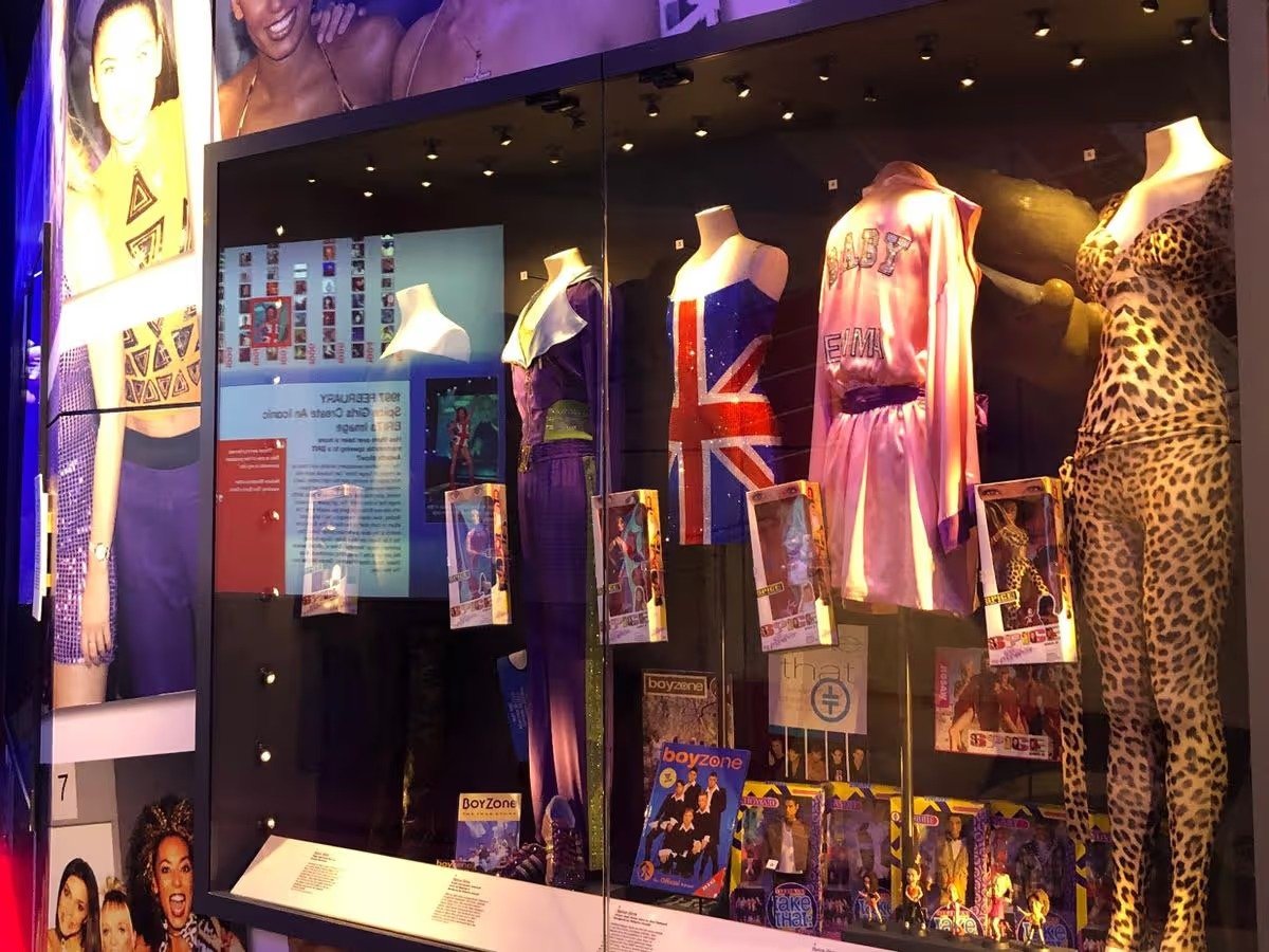 Rock and pop memorabilia interactive displays exhibition music history