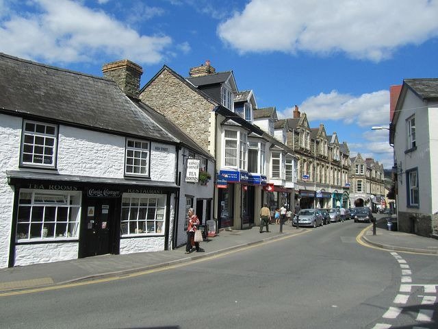 Historic streets in Builth Wells