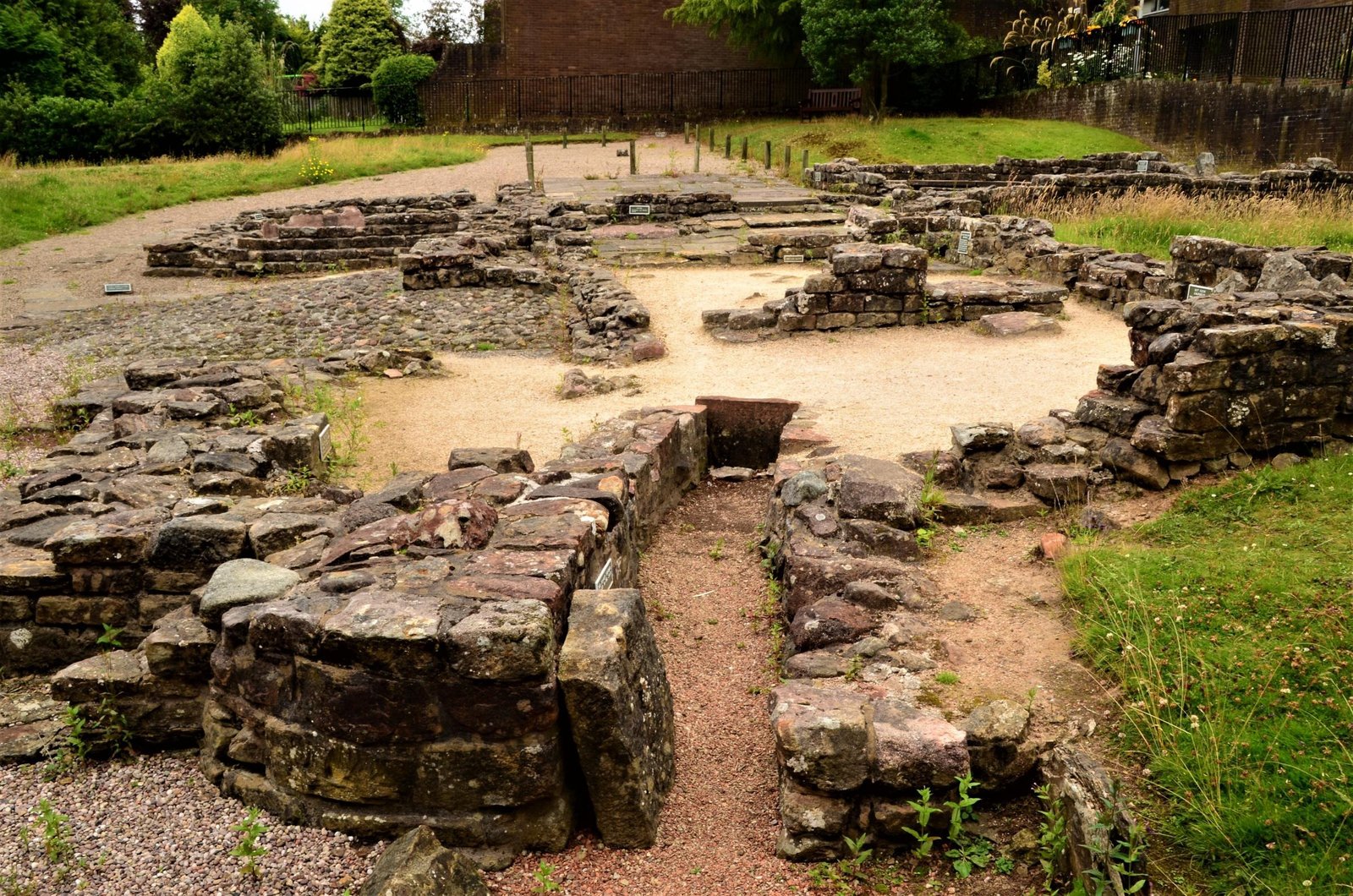 Antonine Wall landscape in Callendar Park