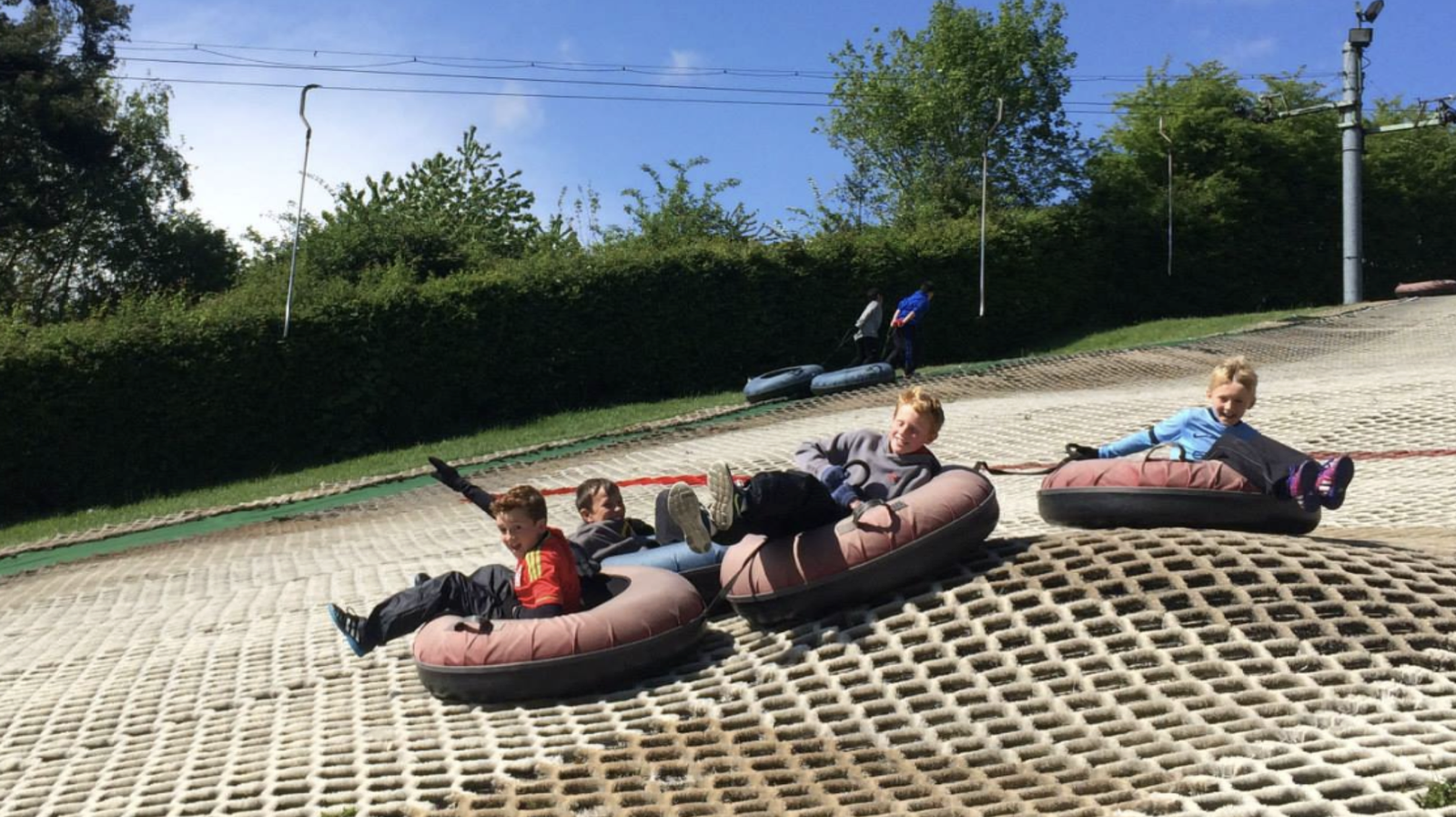 Tubing at Cardiff Ski and Snowboard Centre