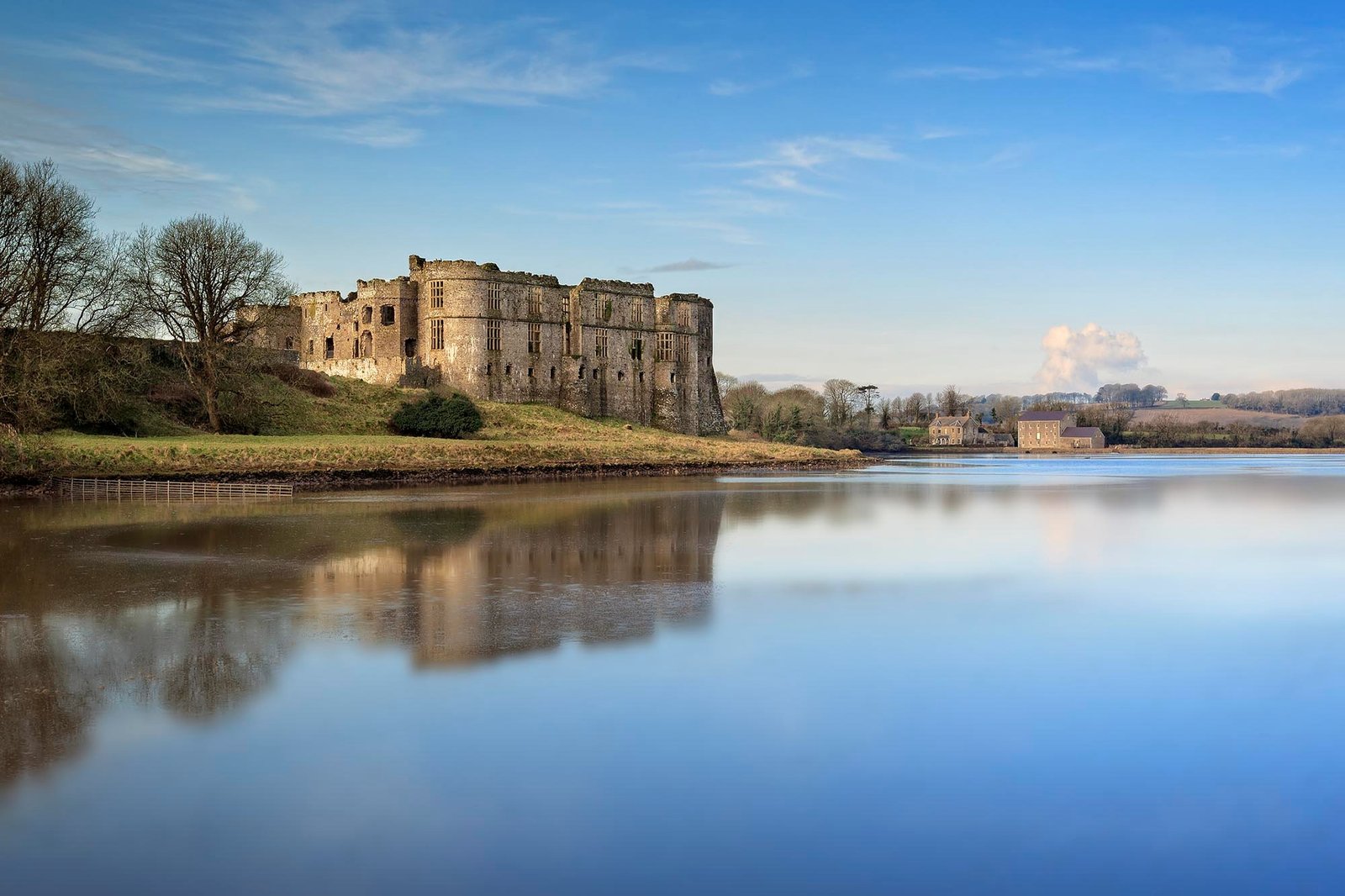 Carew Castle and Tidal Mill