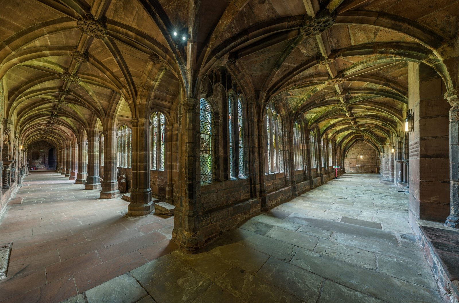 Cloister garth monastic complex architectural harmony medieval design