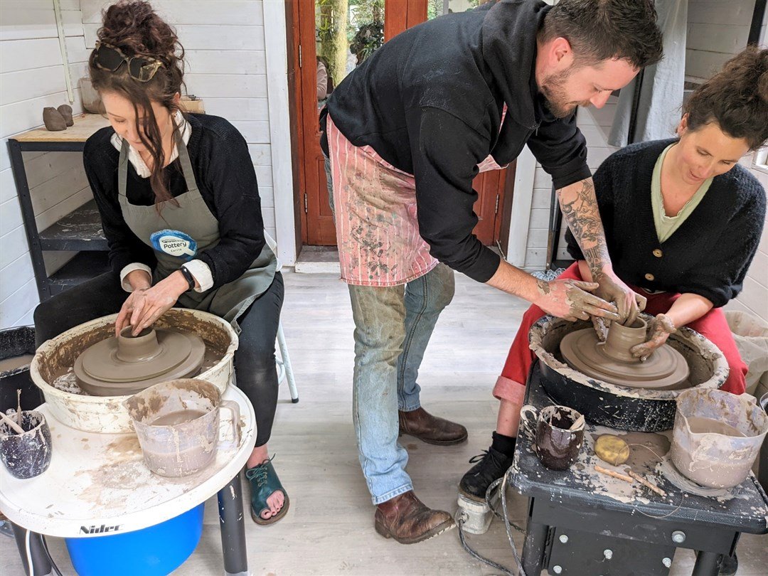 Hands-on craft activity at Corris Craft Centre