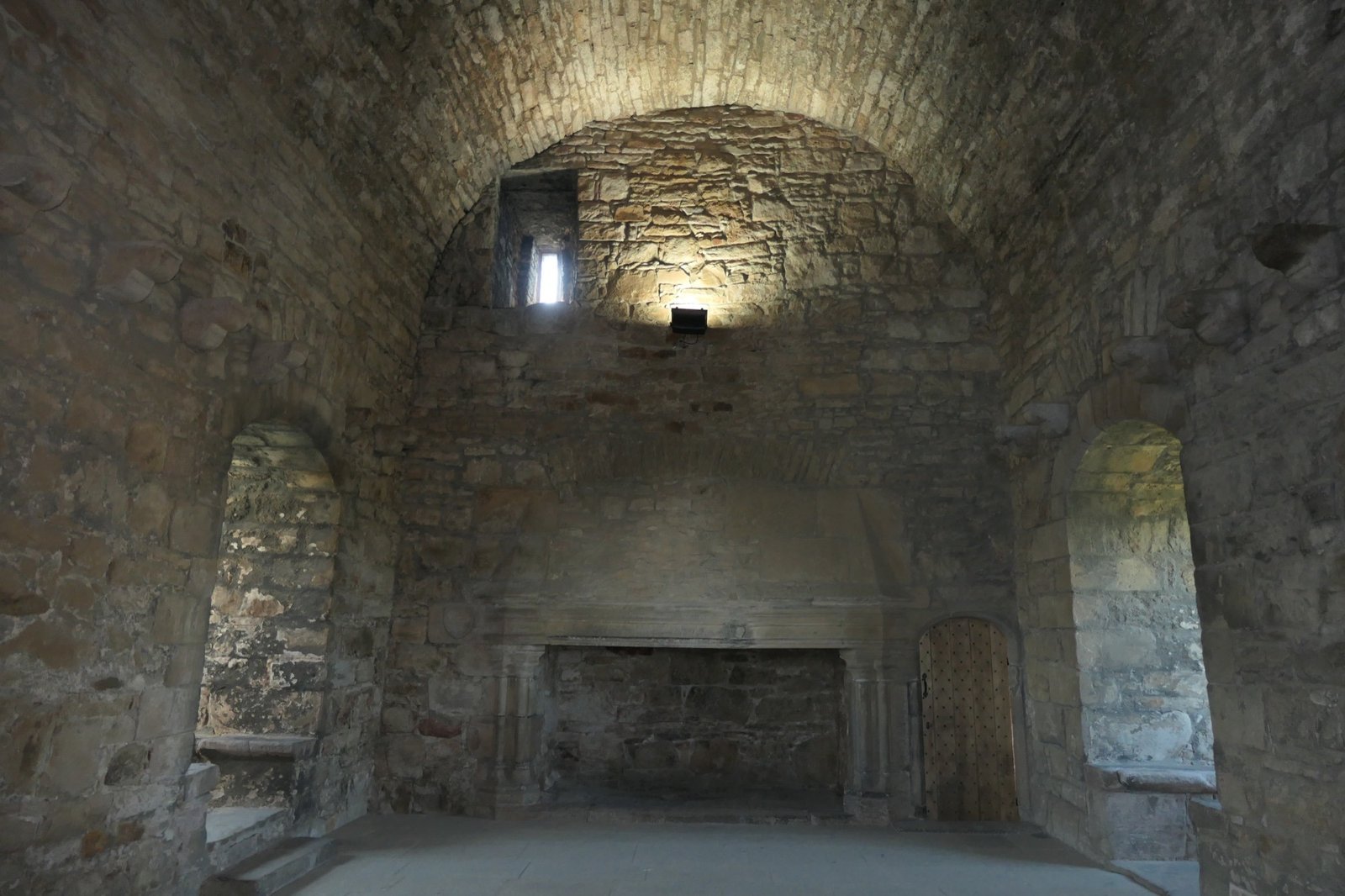 Historic chamber inside Craigmillar Castle