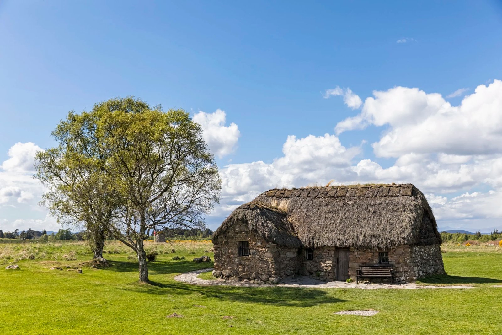 Leanach Cottage at Culloden Battlefield