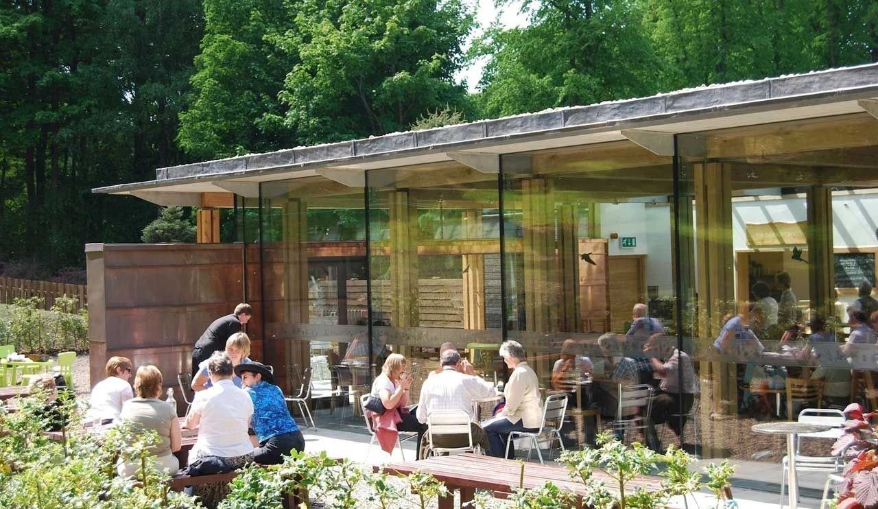 Visitor facilities at Dawyck Botanic Garden