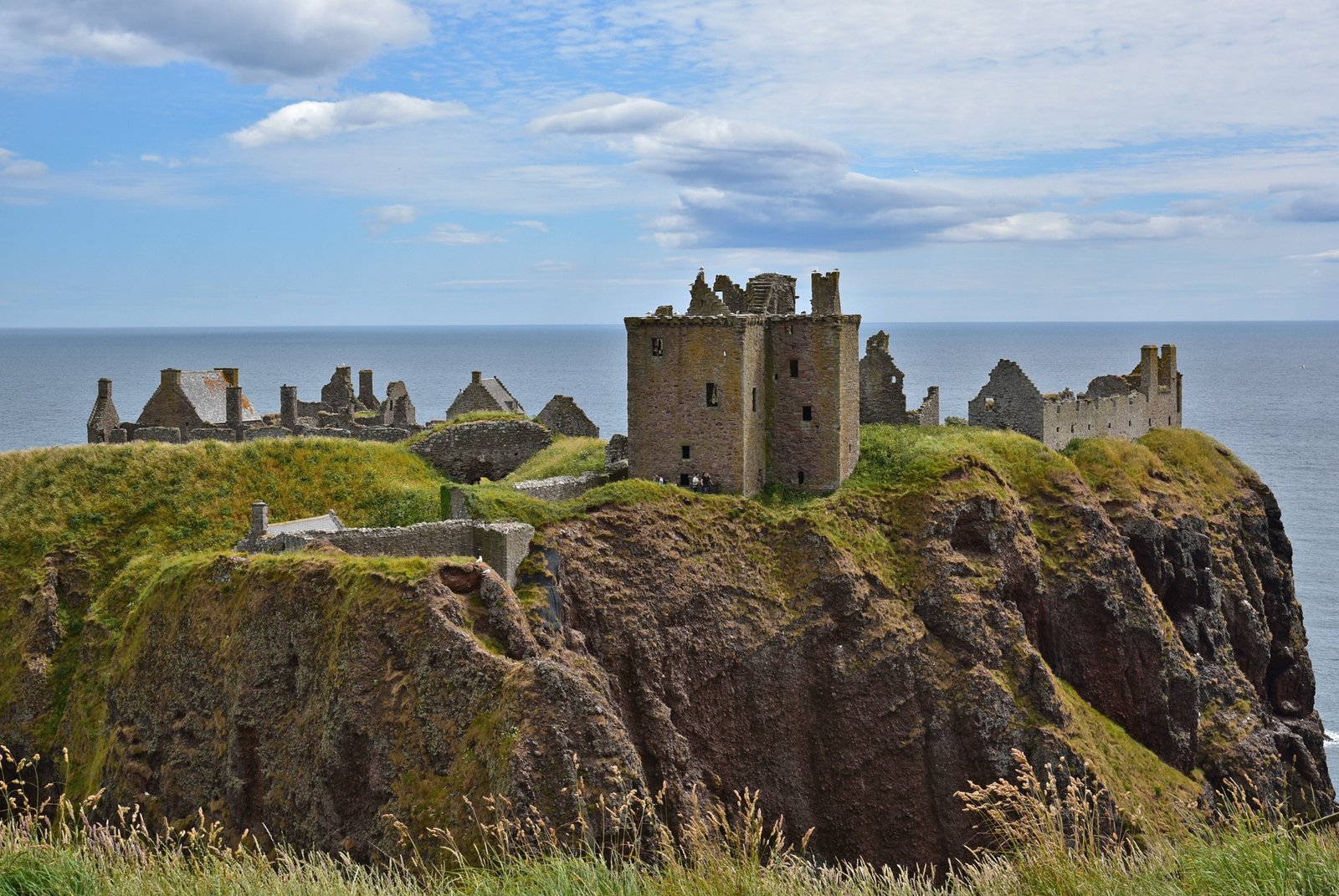 Aberdeenshire coast near Dunnottar Castle